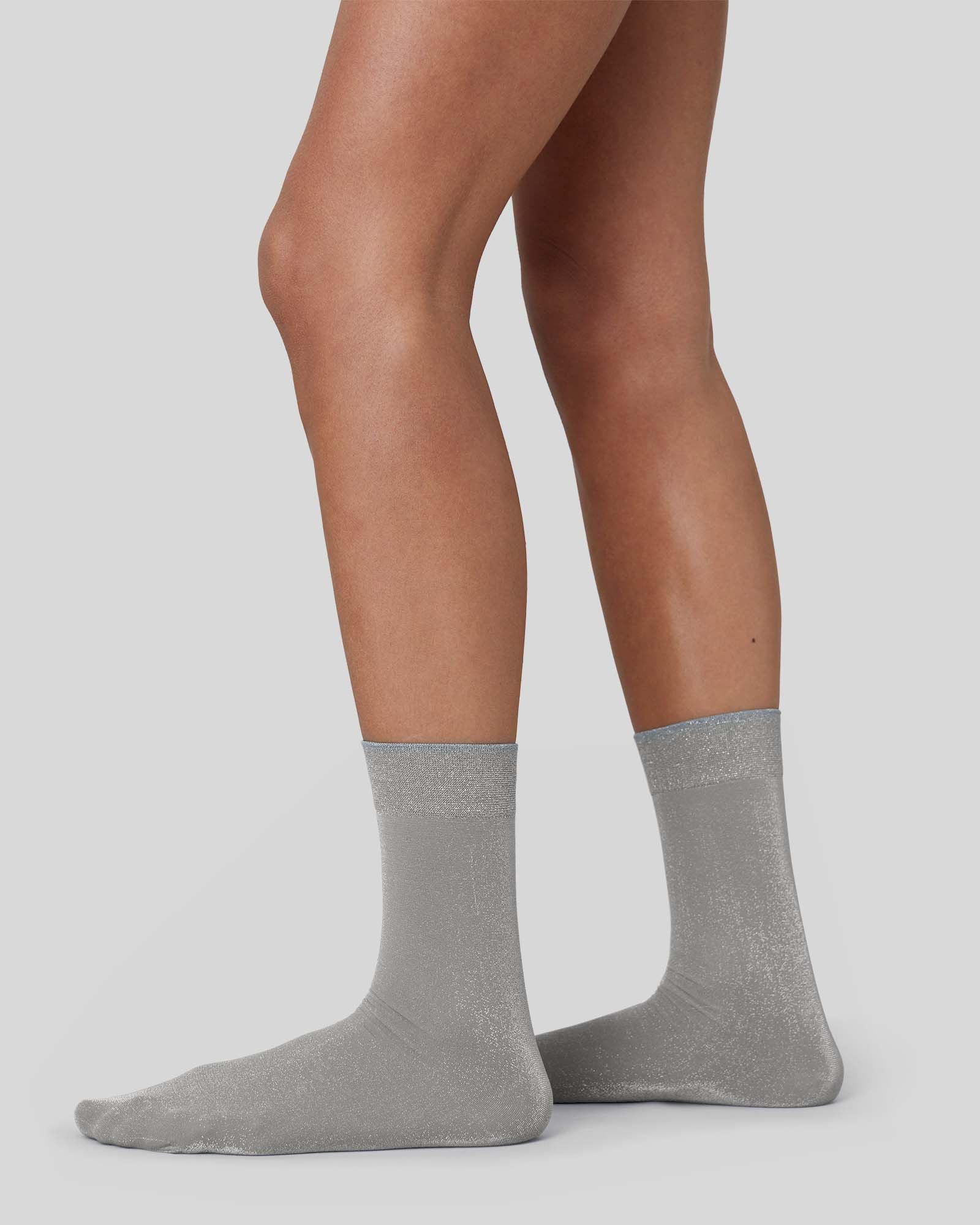 Gift Box: 2 Pairs of Ines Shimmery Socks - Image 3
